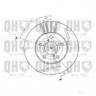 Тормозной диск QUINTON HAZELL bdc4960 BD C4960P 647009 Y1DYP86 - Изображение 2