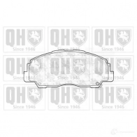 Тормозные колодки, комплект QUINTON HAZELL 651287 2 1967 bp710 230ND2