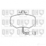 Тормозные колодки, комплект QUINTON HAZELL 211 74 bp418 UWFG9Y 651059