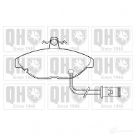 Тормозные колодки, комплект QUINTON HAZELL bp228 210 84 650948 21085