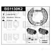 Барабанные тормозные колодки, комплект QUINTON HAZELL bs1130k2 USYXT3 L 5050438350685 651610