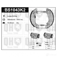 Барабанные тормозные колодки, комплект QUINTON HAZELL 651502 U194S 7R 5050438349436 bs1043k2