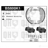 Барабанные тормозные колодки, комплект QUINTON HAZELL 5050438350999 651946 bs800k1 2PS1L DQ