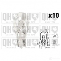 Лампа накаливания T15 21W W2.1X9.5D 21 Вт 12 В QUINTON HAZELL 659756 QBL921 5050438339581 KB DLU
