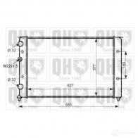 Радиатор охлаждения двигателя QUINTON HAZELL 671109 5050438134889 I XRPZ qer2499