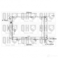 Радиатор охлаждения двигателя QUINTON HAZELL 5016593369474 1T W2DZ Mercedes E-Class qer1175