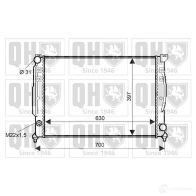 Радиатор охлаждения двигателя QUINTON HAZELL qer2334 670944 5050438008463 U OMSPTO