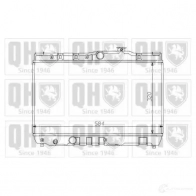 Радиатор охлаждения двигателя QUINTON HAZELL 670093 qer1384 BF6F KK 5016593371507