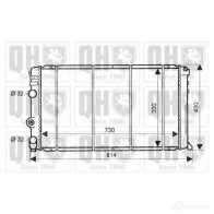 Радиатор охлаждения двигателя QUINTON HAZELL Renault Master (FD) 2 Фургон 2.8 dTI 114 л.с. 1998 – 2001 5016594017602 qer1980 72P 3D