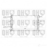 Радиатор охлаждения двигателя QUINTON HAZELL 5016593551978 ADP GESY qer1701 Opel Vectra (B) 2 Универсал 2.6 i V6 (F35) 170 л.с. 2000 – 2003