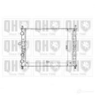 Радиатор охлаждения двигателя QUINTON HAZELL qer1479 5016593372450 D BR39O3 Fiat Marea (185) 1 Седан 2.0 150 20V 150 л.с. 2001 – 2002