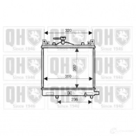 Радиатор охлаждения двигателя QUINTON HAZELL Suzuki Wagon R Plus (MA) 1 1997 – 2000 5050438008210 qer2309 3321W DR