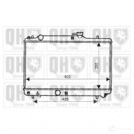 Радиатор охлаждения двигателя QUINTON HAZELL Suzuki Baleno (EG) 1 Седан 1.6 i 16V 4x4 (SY416) 98 л.с. 1995 – 2002 qer1994 5016594017725 4FCI I