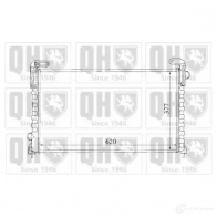 Радиатор охлаждения двигателя QUINTON HAZELL Renault Safrane 2 (B54) 1996 – 2000 qer1341 5016593370951 I6 ANT5