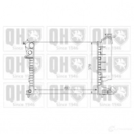 Радиатор охлаждения двигателя QUINTON HAZELL qer1045 XBRCR B 669832 5016593368262