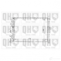 Радиатор охлаждения двигателя QUINTON HAZELL 5016593370586 qer1303 4LIL D Renault Laguna (K56) 1 Универсал 3.0 (K56R. K565) 167 л.с. 1996 – 2001