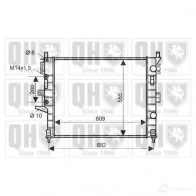 Радиатор охлаждения двигателя QUINTON HAZELL X YKWW qer2242 Mercedes M-Class 5050438007541