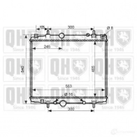 Радиатор охлаждения двигателя QUINTON HAZELL Peugeot 807 1 (E) Минивэн 5050438134766 A Y1ZO qer2487