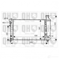 Радиатор охлаждения двигателя QUINTON HAZELL 5016593551213 670295 7E6FN O qer1611