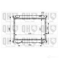 Радиатор охлаждения двигателя QUINTON HAZELL Suzuki Vitara (FT, GT, ET) 2 Кроссовер 2.0 TD AWD (SV 420D) 71 л.с. 1994 – 1998 qer2505 DTO YNZ 5050438134940