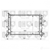 Радиатор охлаждения двигателя QUINTON HAZELL qer2460 Opel Astra (H) 3 Хэтчбек 1.8 (L48) 125 л.с. 2004 – 2010 5050438134490 6CS64 3