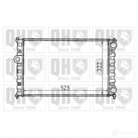 Радиатор охлаждения двигателя QUINTON HAZELL 670070 qer1356 5016593371125 F0W4W 6