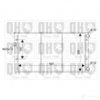 Радиатор охлаждения двигателя QUINTON HAZELL Y CGNR 5016593397804 qer1541 Volkswagen Golf 3 (1H1) Хэтчбек 1.9 TDI 90 л.с. 1993 – 1997