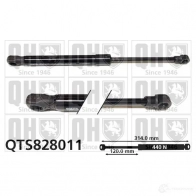 Амортизатор капота QUINTON HAZELL qts828011 Audi TT (8J3) 2 Купе 2.5 Rs Quattro 360 л.с. 2011 – 2014 I K4OA6 5050438402384