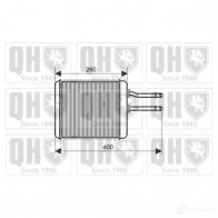 Радиатор печки, теплообменник QUINTON HAZELL 674340 KYS5PI R qhr2161 5050438005820