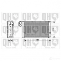 Радиатор печки, теплообменник QUINTON HAZELL 3UR6 O5 5050438005912 qhr2170 Peugeot 607 1 (9D, U) Седан 2.2 16V 158 л.с. 2000 – 2005