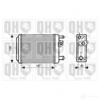 Радиатор печки, теплообменник QUINTON HAZELL 674256 5016593367494 J3 4PB3L qhr2075