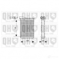 Радиатор печки, теплообменник QUINTON HAZELL 5016593397934 674271 qhr2091 ZF NAWE