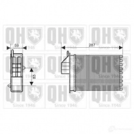 Радиатор печки, теплообменник QUINTON HAZELL 5050438005943 qhr2173 674352 Q96 6V