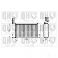 Радиатор печки, теплообменник QUINTON HAZELL qhr2005 5016593366831 65NYX 8L 674190