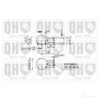 Амортизатор багажника, упор задней двери QUINTON HAZELL XGK 7FG3 1423262588 128354 - Изображение 1