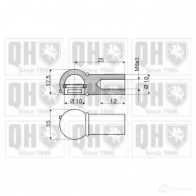 Амортизатор багажника, упор задней двери QUINTON HAZELL H PDL5OF 128342 1423262576 - Изображение 1