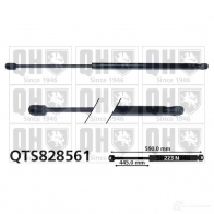Амортизатор багажника, упор задней двери QUINTON HAZELL WS ZWX0M 1424534307 qts828561