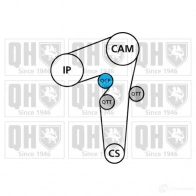 Комплект ремня ГРМ QUINTON HAZELL qbk272 Fiat Marea (185) 1 Седан 1.9 JTD 105 (185AxN1A) 105 л.с. 1998 – 2002 5016593867109 DQTW 2M