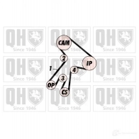 Комплект ремня ГРМ QUINTON HAZELL 5016593571389 qbk213 Toyota Corolla (E100) 7 Хэтчбек 3д 2.0 D (CE100) 72 л.с. 1992 – 1997 F7NGT D1