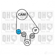 Комплект ремня ГРМ QUINTON HAZELL qbk147 CSJ CO Opel Astra (F) 1 Седан 1.7 D (F19. M19) 60 л.с. 1992 – 1998 5016593342606