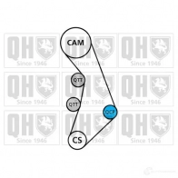 Комплект ремня ГРМ QUINTON HAZELL qbk641 256HK I 5050438059700 Audi A3 (8L1) 1 Хэтчбек 1.8 S3 Quattro 210 л.с. 1999 – 2002