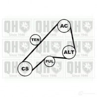 Приводной ремень в комплекте QUINTON HAZELL QBR 61663 qdk8 QTA1124 Citroen Xantia 1 (X1, X2) Хэтчбек 1.8 i 90 л.с. 1997 – 2003