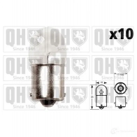 Лампа R10W BA15S 10 Вт 12 В QUINTON HAZELL JL8V2L Q 5050438339567 QBL245 659735