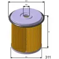Топливный фильтр MISFAT B 9H3Q3 F685 3399145 16EZO9