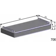 Салонный фильтр MISFAT HT4VL HB227 3399323 PMVAZ R0