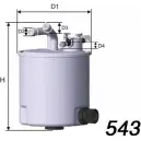 Топливный фильтр MISFAT DGPBYD UNGG4 K 3399583 M502