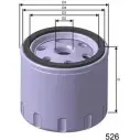 Масляный фильтр MISFAT KTO6B58 Z254 3400585 V8X54 Q