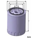 Масляный фильтр MISFAT Z620 J2R9 9 3400667 GG5KYFB