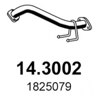Выхлопная труба глушителя ASSO 70X2PM V 14.3002 Ford Tourneo Connect 2 (С307) 2013 – 2020