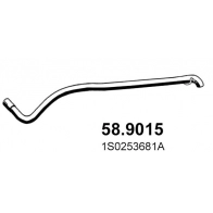 Выхлопная труба глушителя ASSO 58.9015 FX 5PU 1440720265